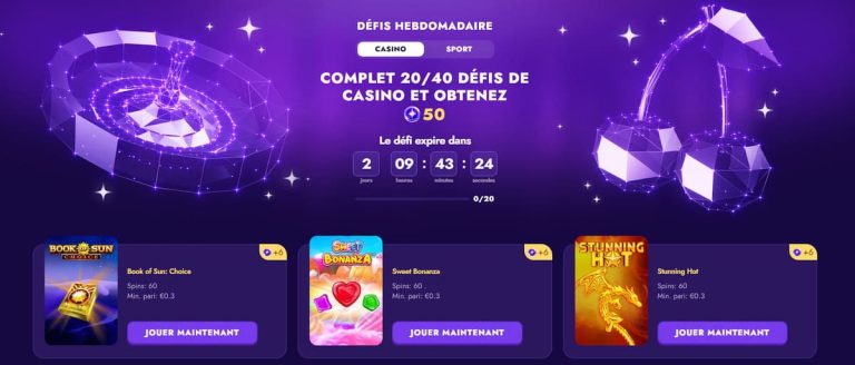 Polestar Casino défis hebdomadaire